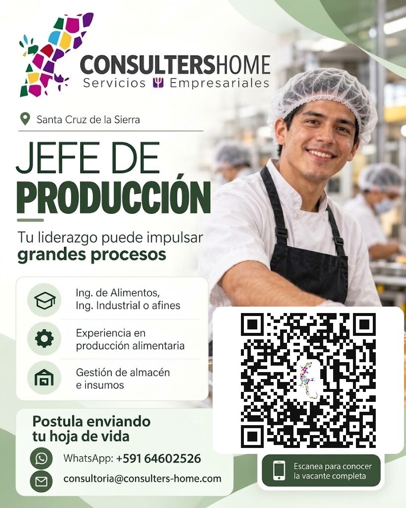 Jefe de Producción